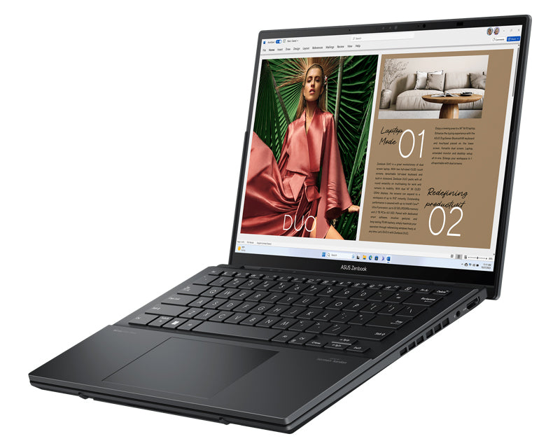 Zenbook 14 DUO OLED UX8406CA-PZ042X (14 inča 3K OLED, Ultra 9 285H, 32GB, SSD 2TB, Win11 Pro) laptop outlet