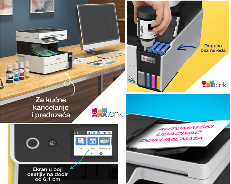 L6460 EcoTank ITS Wireless multifunkcijski inkjet štampač