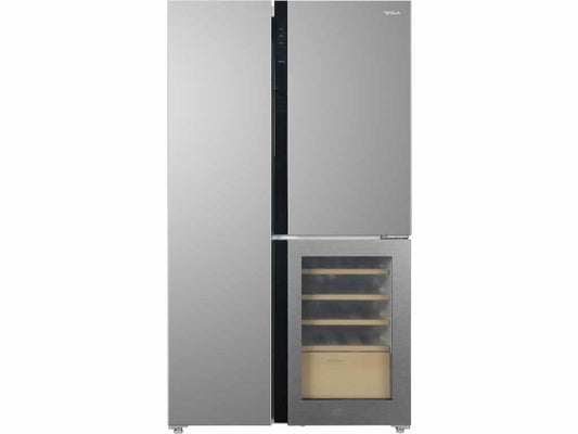 Frižider TESLA RBW5400FSNXE side-by-side/Total No Frost/E/334L+214L/91.1x70.6x183cm/inox
