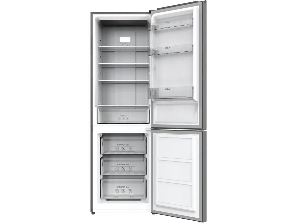 Frižider TESLA RC3201FHXE kombinovani/Total No Frost/E/210L+83L/60x60x185cm/inox