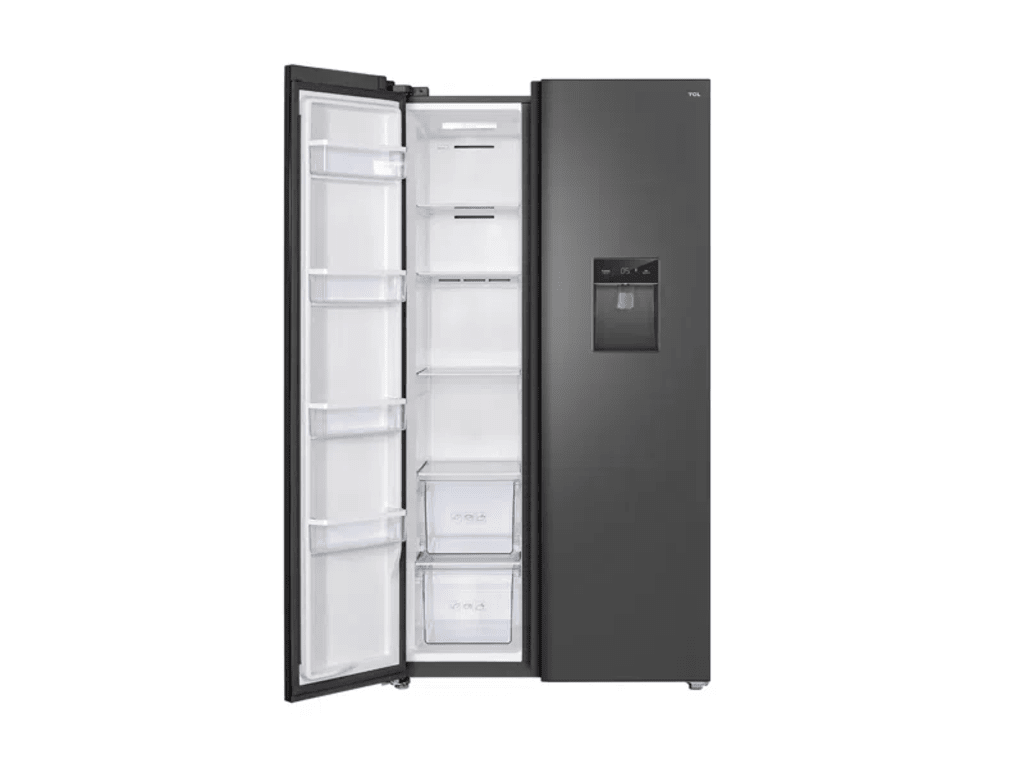 Frižider TCL RP631SSE1/samostojeci/kombinovani/SbS/Total No Frost/E/631L/176,8x92x73,5cm/siva