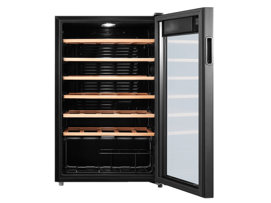 Vinska vitrina TESLA RW092M/G/93L/47x47x84,5cm/crna