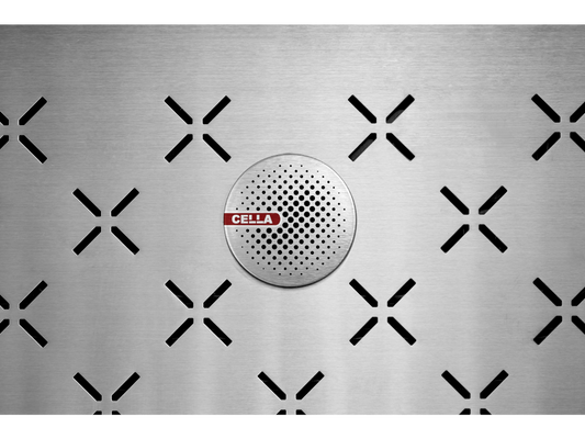 Vinska vitrina TESLA RW430M/E/dve zone/drvene police/193 boce/59,5x70,5x184,5/crna