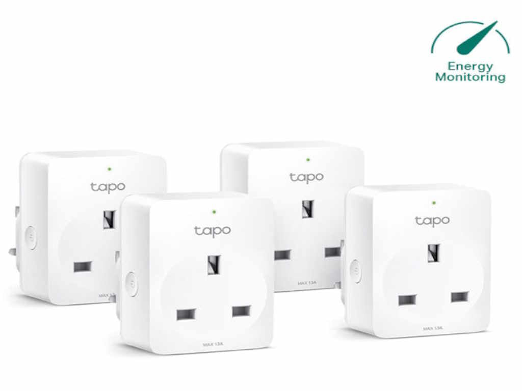 Pametna uticnica TP-LINK Tapo P110(4-pack) Wi-Fi/2,4Ghz/Max Load 16A/bela
