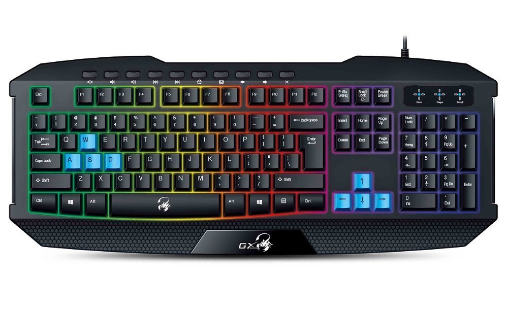 K215 Scorpion Gaming USB US crna tastatura