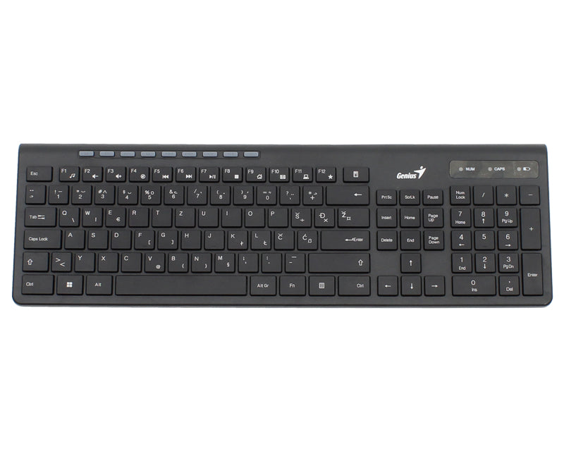 SlimStar 7230 USB YU wireless crna tastatura
