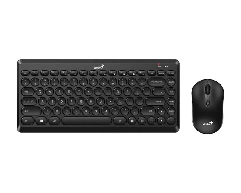 LuxeMate Q8000 Wireless USB US crna tastatura + miš