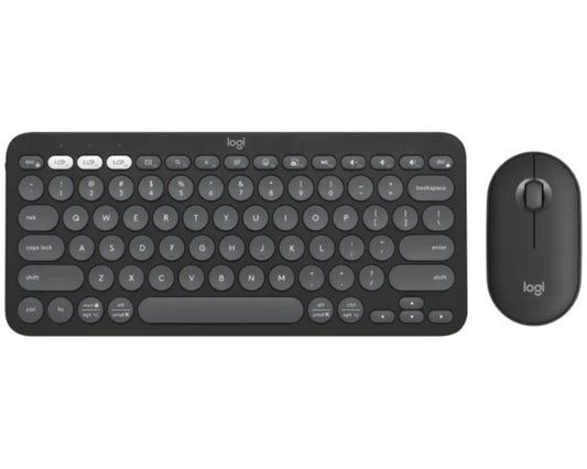 Pebble2 Wireless Combo US tastatura + miš crna