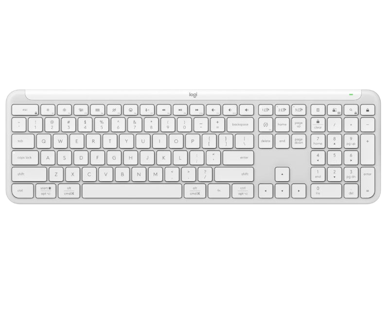 K950 Wireless White US tastatura bela