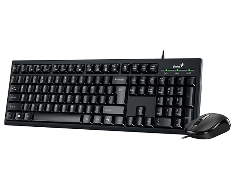 KM-100SE USB US crna tastatura+ USB crni miš