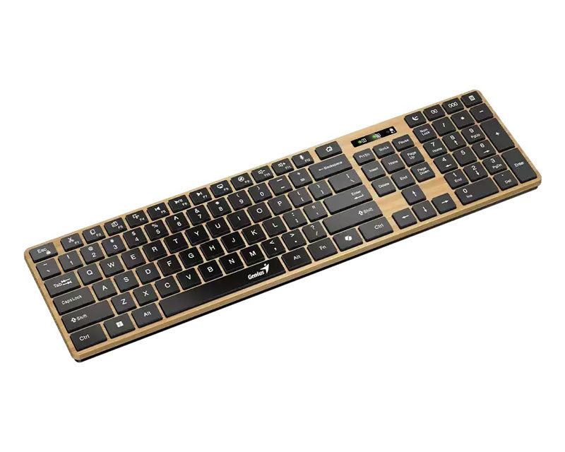 SlimStar 7250BT, AI, Pine Wood YU wireless tastatura