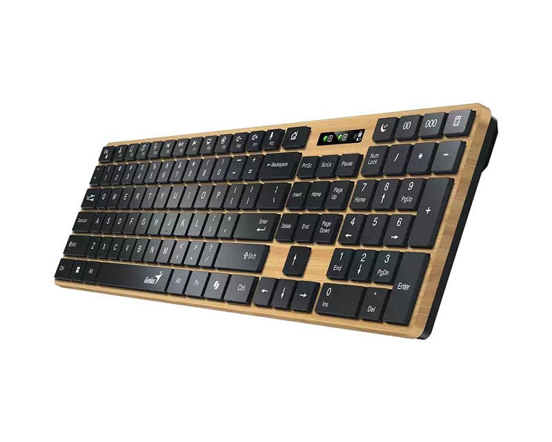 SlimStar 7250BT, AI, Pine Wood YU wireless tastatura