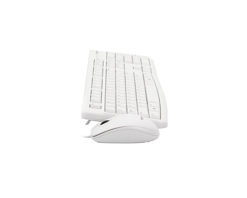 MK120 Desktop USB US tastatura + USB miš beli