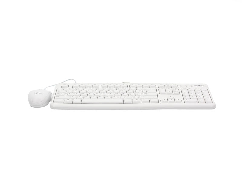 MK120 Desktop USB US tastatura + USB miš beli