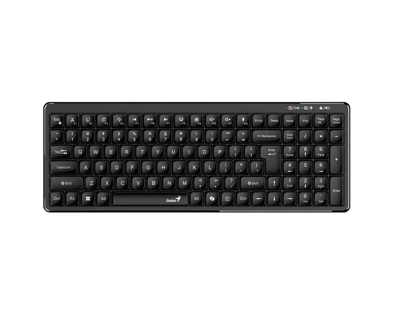 LuxeMate Q7100BT Wireless USB US crna tastatura