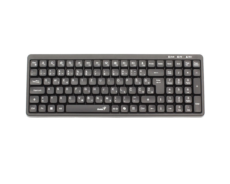 LuxeMate Q7100BT Wireless USB YU crna tastatura