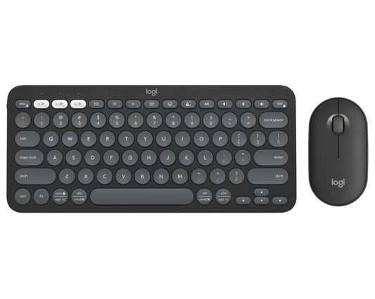 Pebble2 Wireless Combo US tastatura + miš Graphite