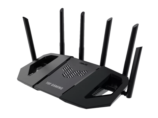 Bežicni ruter ASUS TUF-BE6500 Wi-Fi 7/BE6500/5764 Mbps/688 Mbps/USB3.2/6 eksternih antena/crna