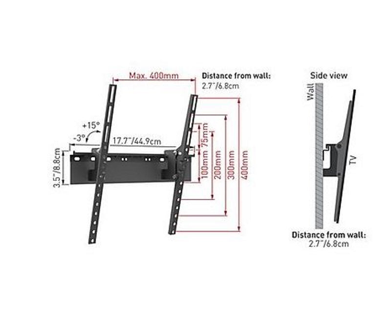 E314 LCD TV zidni nosač od 13 do 65 inča