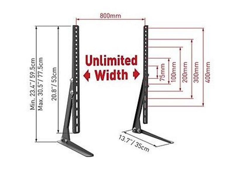 S40 LCD TV stoni nosač do 32 do 70 inča