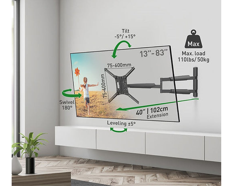 BM443XL LCD TV zglobni zidni nosač od 13 do 86 inča