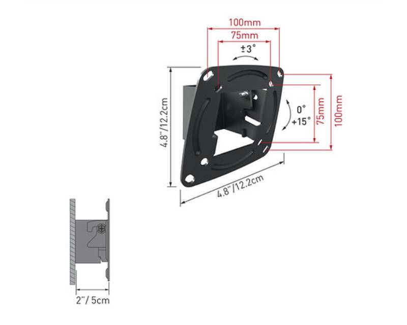 E110.B LCD TV zidni nosač 13-29 inča