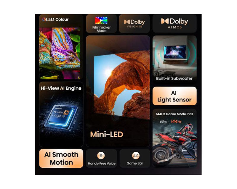 85 inča 85U7Q ULED Mini-LED 4K UHD Smart TV