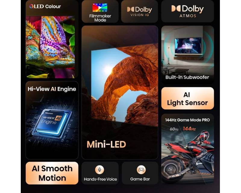 55 inča 55U7Q ULED Mini-LED 4K UHD Smart TV