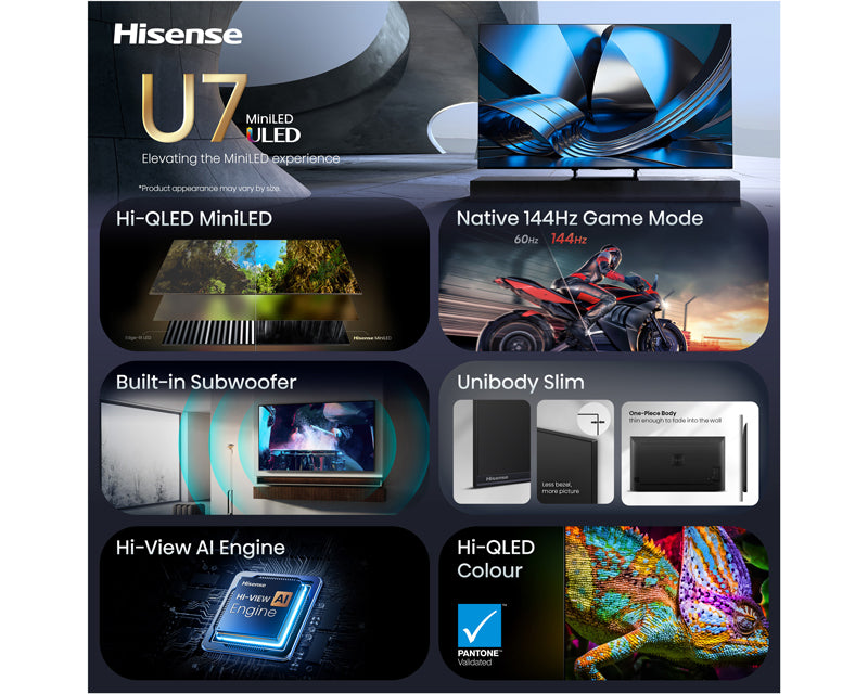 85 inča 85U7SE ULED Mini-LED 4K UHD Smart TV