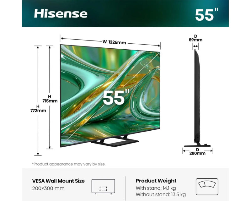 55 inča 55E8S ULED 4K UHD Smart TV