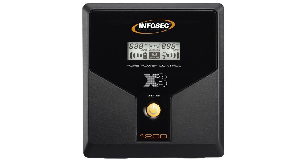 X3 EX 1200 LCD USB FR/SCHUKO
