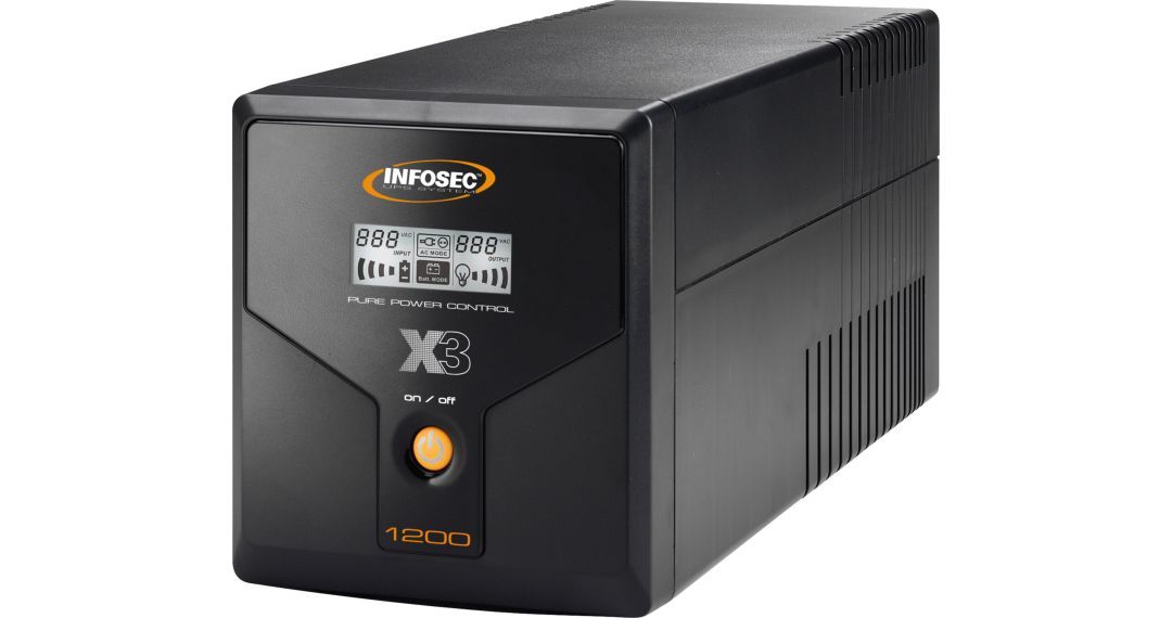 X3 EX 1200 LCD USB FR/SCHUKO