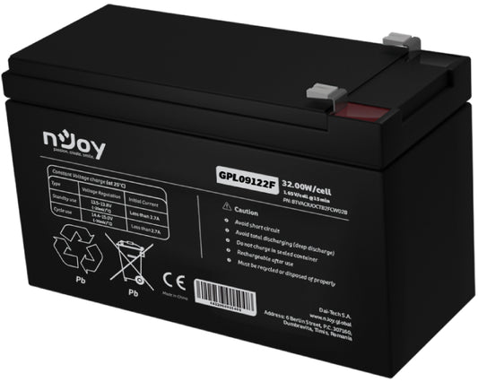 GPL09122F baterija za UPS 12V 9Ah (BTVACIUOCTB2FCW02B)