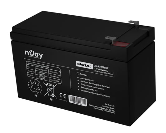 GP07121L baterija za UPS 12V 5Ah (BTVACFUOBTA1LCW01B)