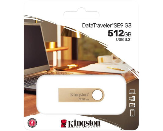 512GB DataTraveler SE9 G3 USB 3.0 flash DTSE9G3/512GB champagne