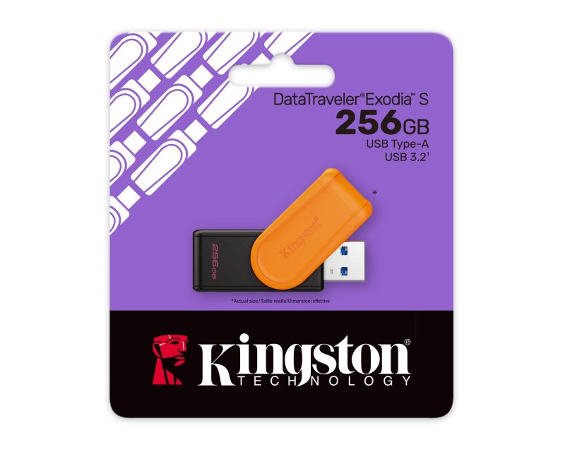 256GB DataTraveler Exodia S USB 3.2 Gen1 DTXS/256GB
