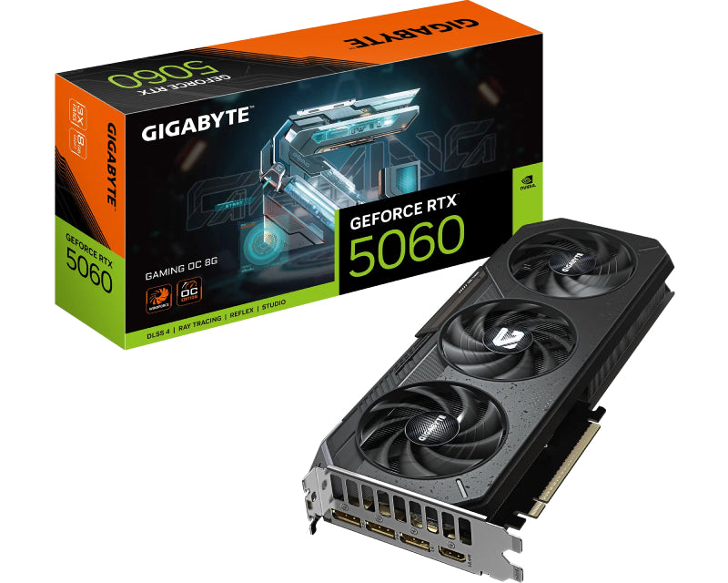 nVidia GeForce RTX 5060 GAMING 8GB 128bit GV-N5060GAMING OC-8GD rev. 1.0 grafička karta