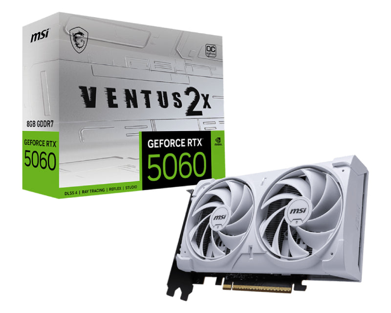 GeForce RTX 5060 8G VENTUS 2X OC WHITE grafička karta