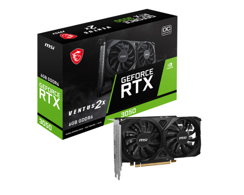 GeForce RTX 3050 VENTUS 2X E 6G OC