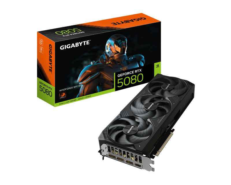 nVidia GeForce RTX 5080 WINDFORCE SFF 16GB 256bit GV-N5080WF3-16GD rev. 1.0 grafička karta
