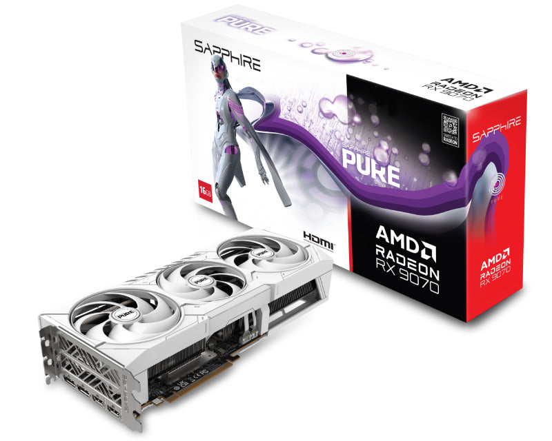 AMD Radeon RX 9070 16GB 256bit PURE RX 9070 GAMING OC 16GB (11349-02-20G) grafička karta