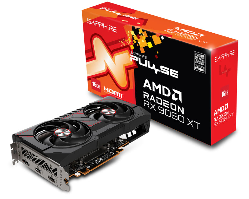 AMD Radeon RX 9060 XT 16GB 128bit PULSE RX 9060 XT GAMING OC 16GB (11350-03-20G) grafička karta