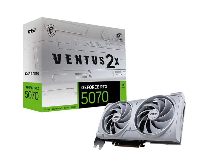 GeForce RTX 5070 12G VENTUS 2X OC WHITE grafička karta