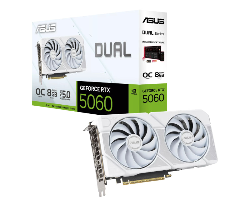 nVidia GeForce RTX 5060 8GB 128bit DUAL-RTX5060-O8G-WHITE grafička karta