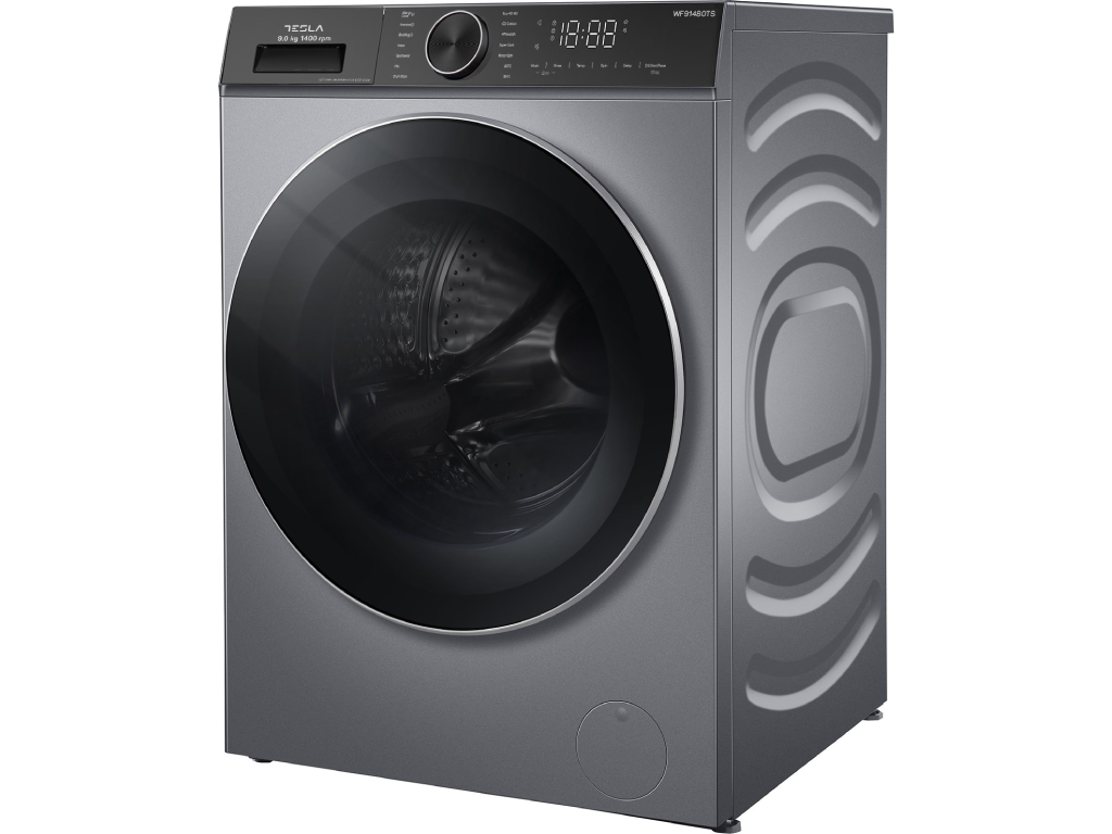 Veš mašina TESLA WF91480TS/inverter/9kg/1400 obrtaja/A/60x57x85cm/siva