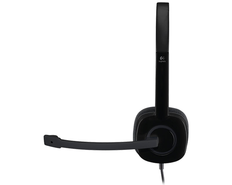 H151 Stereo Headset single jack slušalice sa mikrofonom crne