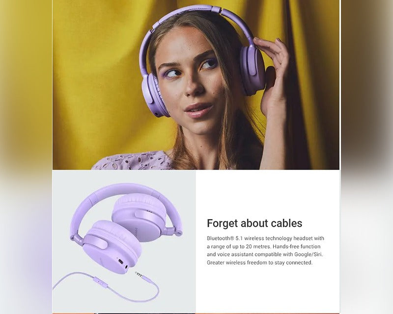 Style 3 Lavender bežične slušalice ljubičaste (M45305)