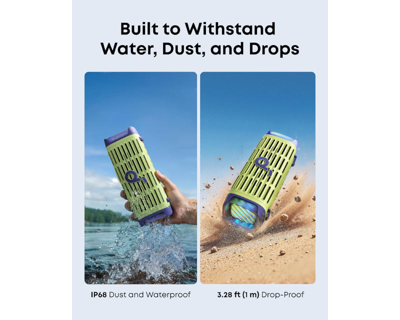 Soundcore Boom 3i 50W prenosni bluetooth IP68 zvučnik zeleni