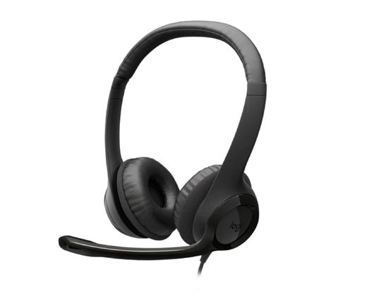 H390 Stereo USB-C slušalice sa mikrofonom crne