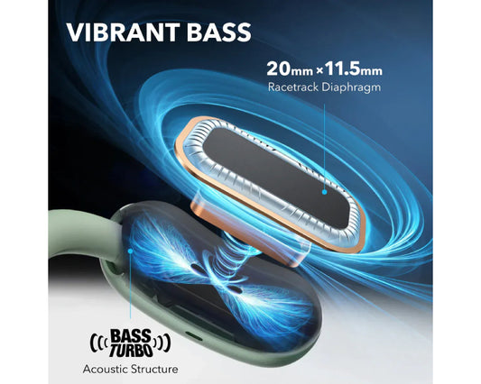 Soundcore AeroFit 2 BT bubice sa mikrofonom plave